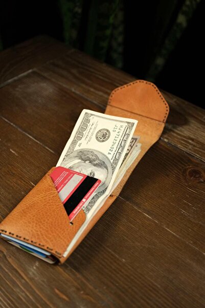 eonaks Texas - Χειροποίητο Γνήσιο Δερμάτινο Μαγνητικό Πορτοφόλι διπλής στρώσης και θήκη για κάρτες