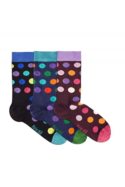 Pirin Hill Sosete Confortabile Bambus Dots Box 3 buc.