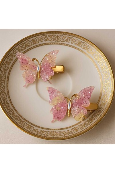 gigigiyim Colorful Patterned Butterfly Clamp Buckle