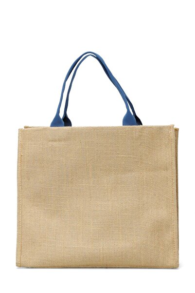 Butigo Jut Nks Plj 5Fx Blue Women's Beach Bag