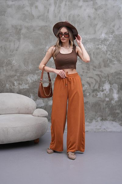 Elaxi Aerobin Fabric Casual Trousers