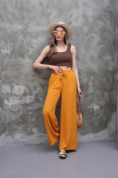Elaxi Aerobin Fabric Casual Trousers