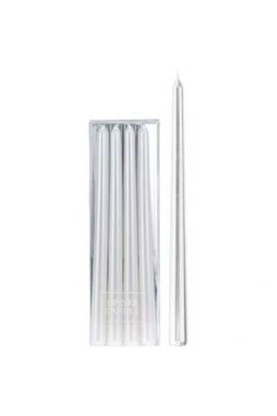 Homelux Set 4 lumânări 2,2x30 cm, timp de ardere 8 ore, albe