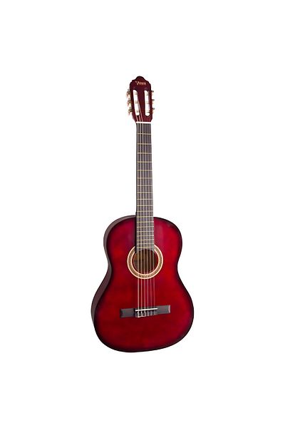 VALENCIA VC102RDS, 1/2 classical guitar, red sunburst finish