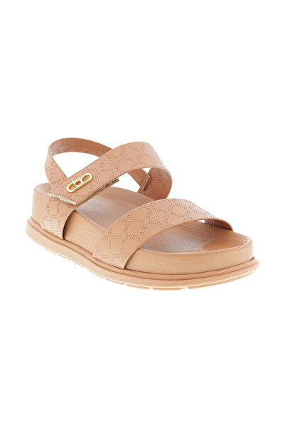 Beira Rio Ladies Flat Sandals Nude | Made In Brazil