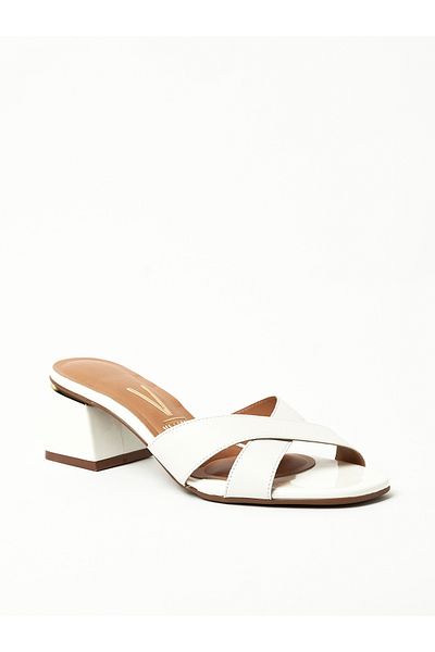VİZZANO Vizzano Ladies Low Heel Sandals White | Made In Brazil