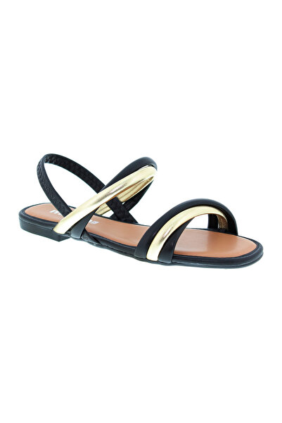 Moleca Ladies Flat Sandals Black | Made In Brazil
