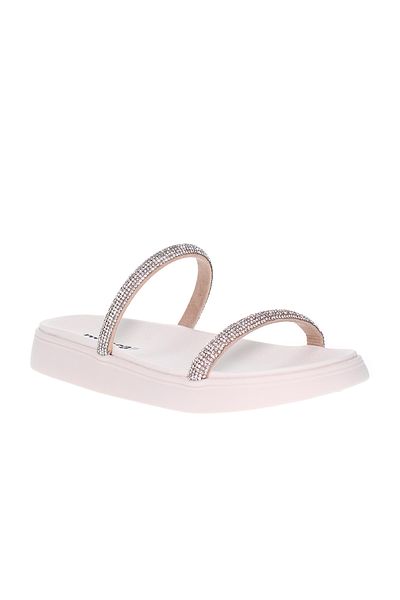 Moleca Ladies Comfort Sandals Off White | Made In Brazil