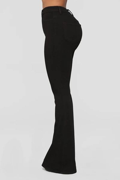 Livik Glass Women's Lycra Stretchy Special Spanish Leg Jeans