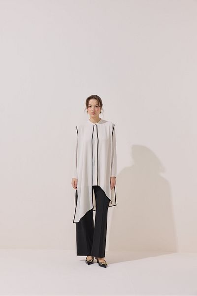 NUR KALAY COLLECTION Stylish Tunic with Belt