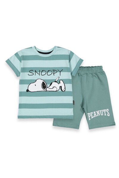 by Ram Çocuk Snoopy Chill Boy's Shorts Bottom Top Set
