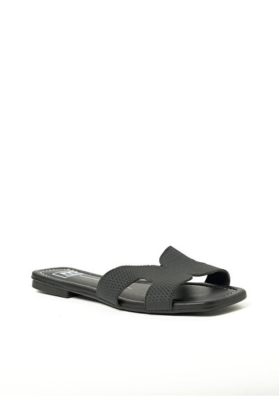 Moleca Ladies Flat Sandals Black | Made In Brazil