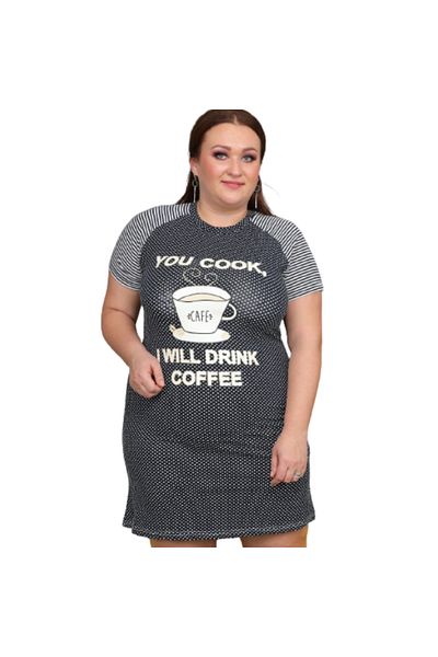 Generic Plus size cotton nightgown