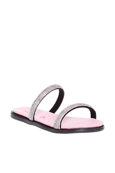 Molekinha Pre Teen Girls Sandals Black | Made In Brazil