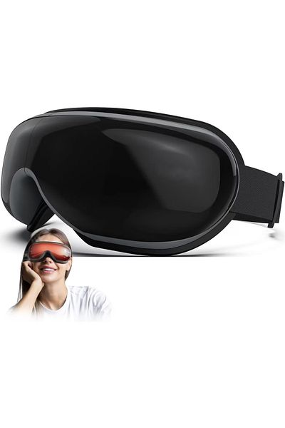 Smart Vibe Aparat de Masaj pentru Ochi ZEN-EYE 5 Moduri, 3 Intensitati, Muzica Ambientala, Bluetooth, Black
