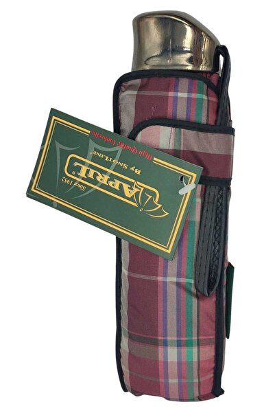 APRİL April Micro Mini 8 Telli Şemsiye - Özel Kılıflı - Deri İpli