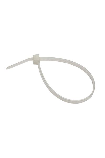 Homelux Colier Plastic Strohm 100 x 2,5 mm, Alb, 100 Buc