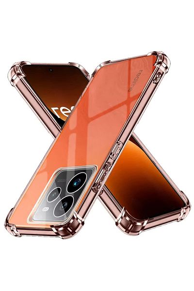 SKYDDAR INNOVATION Case for Realme GT 7 Pro, Shockproof Clear from Silicone Slim, Transparent, sticker set