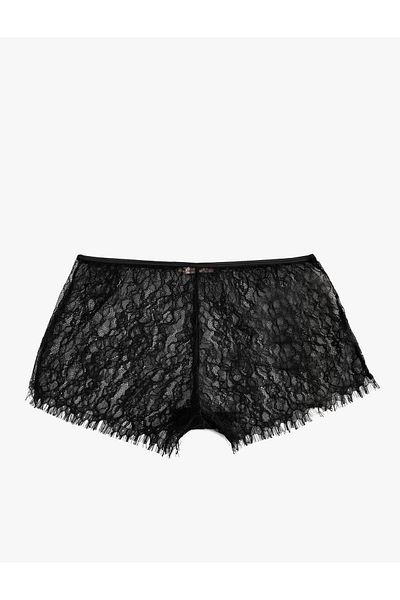 Koton Brown Lacey boxer shorts.
