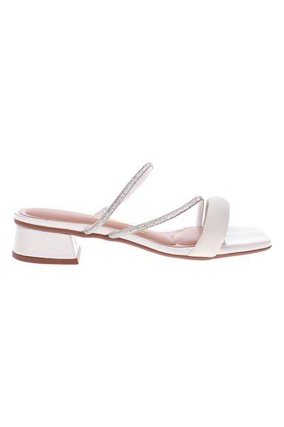 VİZZANO Vizzano Ladies Low Heel Sandals White | Made In Brazil