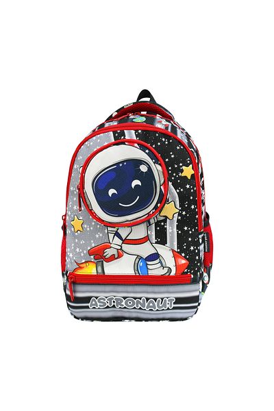 SippoTrade Rucsac cu model astronaut pentru școală primară cu folie ortopedică pentru nutriție și suport pentru stilou