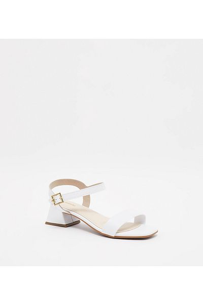 Molekinha Pre Teen Girls Sandals With Back Strap White | Made In Brazil