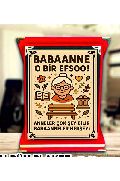 sıradışıhediyem babaanne plaket canım babaanne plaket doğum günü plaket babaa...