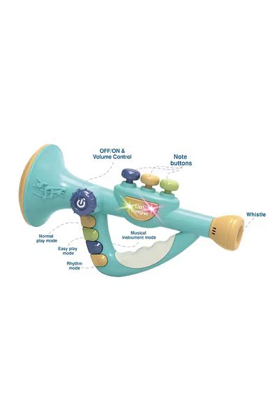 rexa Kids Musical Instruments Electronic Toy Trumpe