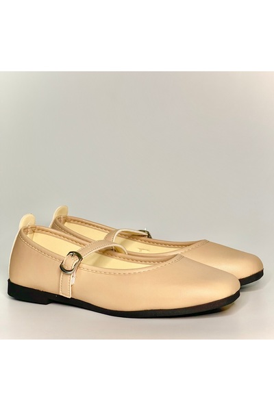 Barka Soft pembe ayarlanabilir tokalı kadın babet