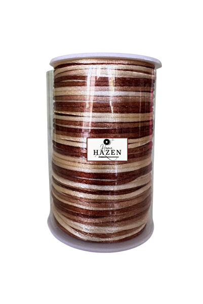 Hazen Home Örgü Ipi Neon Renk Ebruli Sıçan Kuyruğu Floş Ip Çanta Örme Ipi Mak...