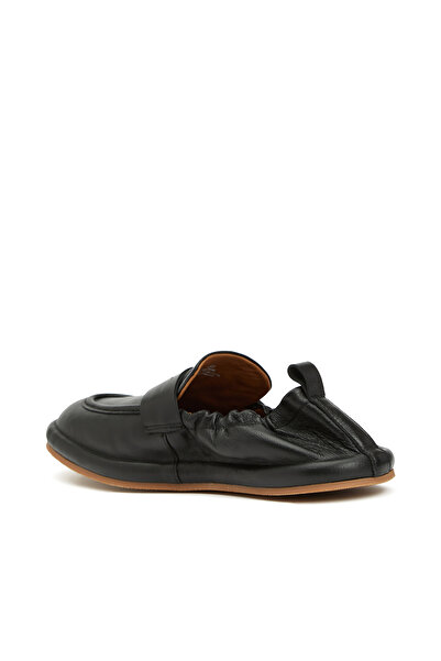 Dıvarese Siyah Erkek Deri Loafer