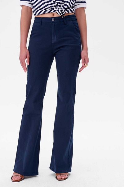 Blue Shadow Pantaloni damă 3d 8056-20 albastru închis