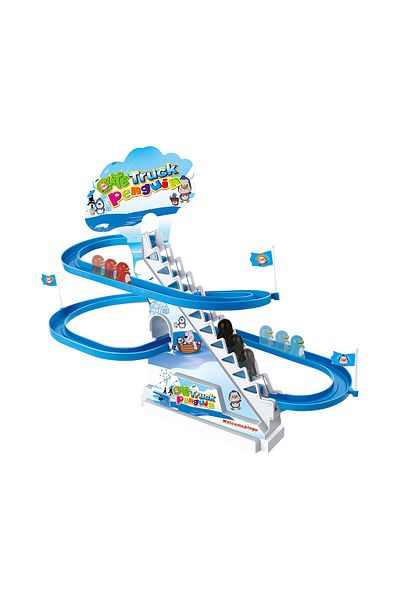 Boley Race Game Toy Playful Musical Roller Coaster Track Playset with Music & LED Flashing Lights for Kids