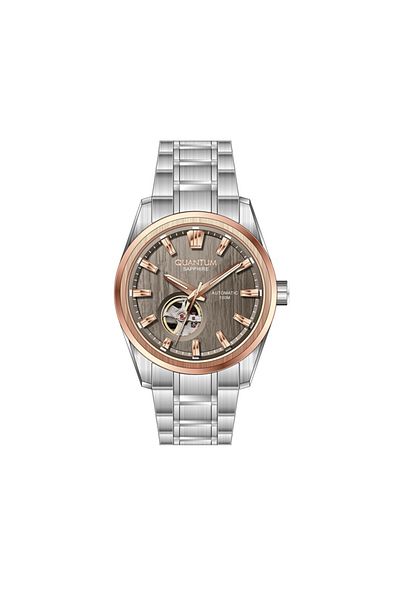Quantum Qmg1192.560 Steel Band with Sapphire Glass with Automatic Movement Steel Case 10 Atm Water Resistant m