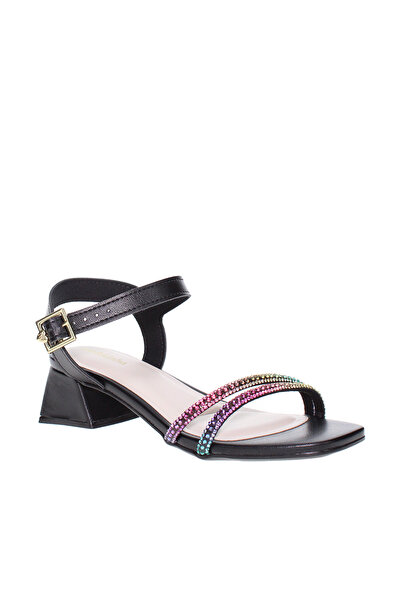 Molekinha صندل للفتيات الصغيرات بحزام خلفي أسود | صنع في البرازيل