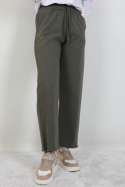 giz astore Tasseled Trousers Khaki