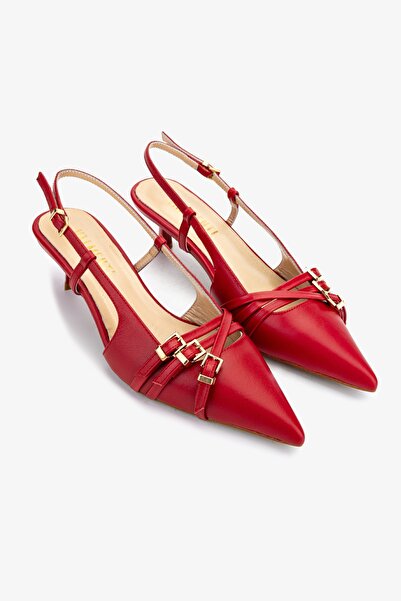 Valmenti Women's Red Heeled Shoes