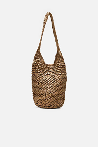 urban focus Hasır Omuz Çantası