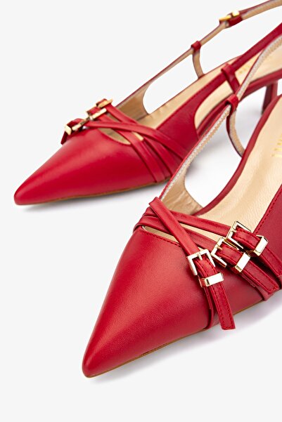 Valmenti Women's Red Heeled Shoes