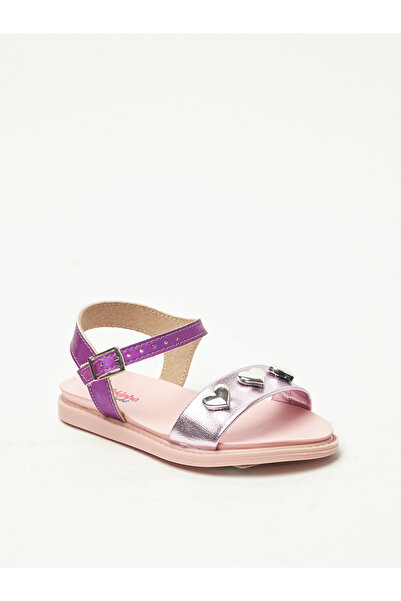 Molekinha Infant Girls Sandals With Back Strap Lilac | Made In Brazil