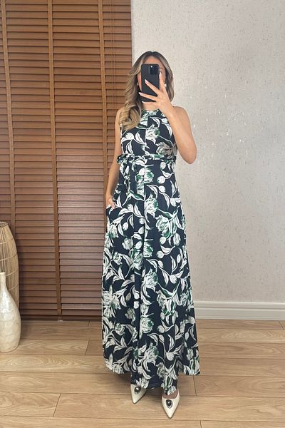 Mucios İnes Spanish Belted Jumpsuit