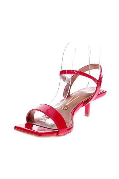 VİZZANO Vizzano Ladies Low Heel Sandals Red | Made In Brazil