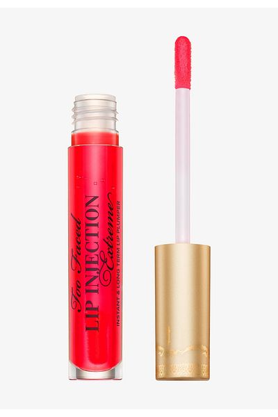 Too Faced Lip Injection Extreme Lip Plumper – Strawberry Kiss 4.0g-Lip Plumping Gloss with Hydration