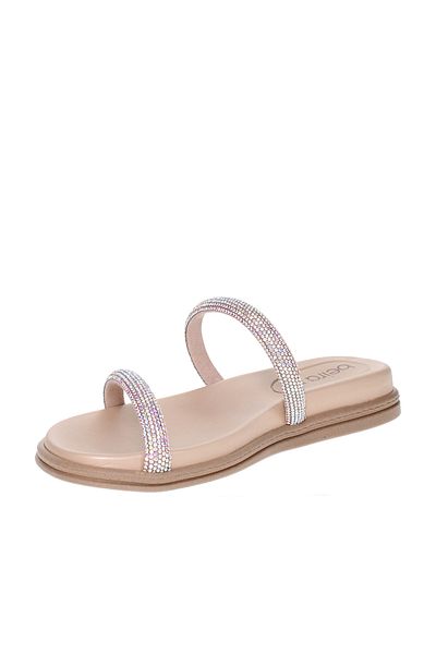 Beira Rio Ladies Flat Sandals White | Made In Brazil