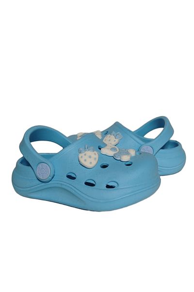 Famele's Anatomical Teddy Bear Figure Blue Eva Beach Sea Daily Children's Slippers