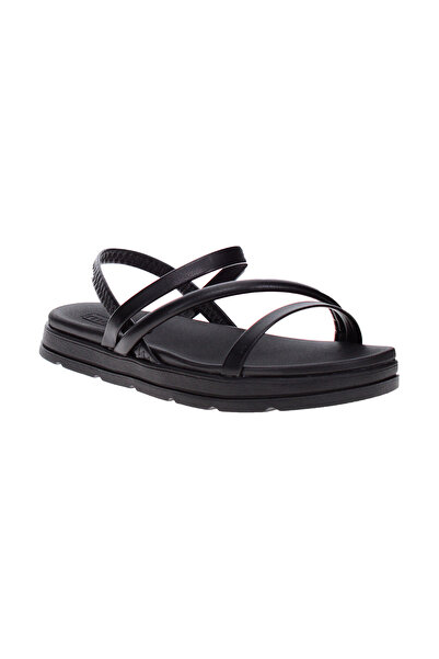 Moleca Ladies Flat Sandals Black | Made In Brazil