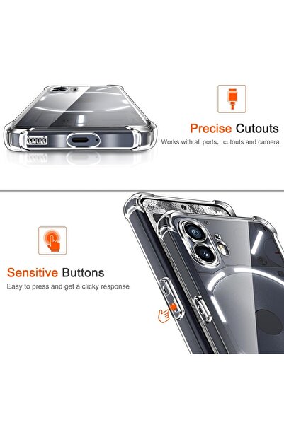 SKYDDAR INNOVATION Θήκη για το τηλέφωνο (2), Αντικραδασμική, λεπτή, διαφανής, σετ αυτοκόλλητων