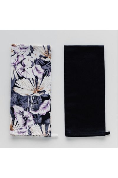 HomeVibes Set 2 prosoape bucatarie flori EXOTICS 45x70 cm