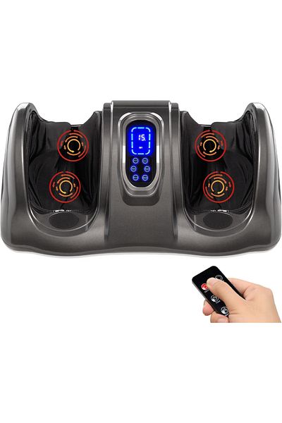 Smart Vibe Aparat Profesional Masaj Picioare RELAXO™ Dr.Feet PLUS Biometric 3D, Ecran Tactil/Telecomanda, Grey