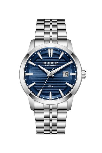 Quantum Qmg1191.390 Automatic Mechanism Steel Cord Steel Case 10 Atm Water Resistant Metallic Color
